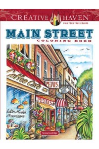 Creative Haven Main Street Coloring Book - Creative Haven