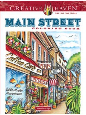 Creative Haven Main Street Coloring Book - Creative Haven
