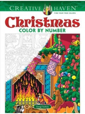 Creative Haven Christmas Color by Number - Creative Haven