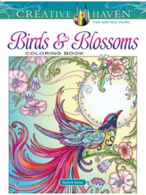 Creative Haven Birds and Blossoms Coloring Book - Creative Haven