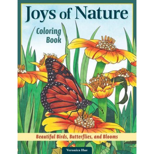 Joys of Nature Coloring Book Beautiful Birds, Butterflies, and Blooms