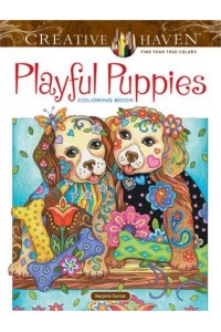 Creative Haven Playful Puppies Coloring Book (Working Title) - Creative Haven