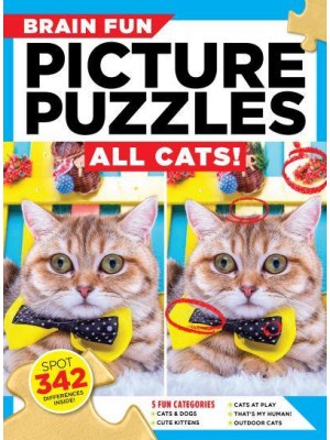 Brain Fun Picture Puzzles: All Cats!