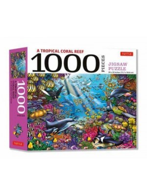 Tropical Coral Reef Marine Life - 1000 Piece Jigsaw Puzzle Finished Size 29 in X 20 Inch (73.7 X 50.8 Cm)