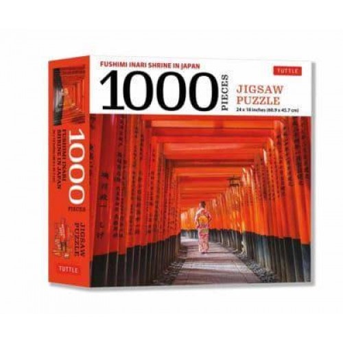 Japan's Most Famous Shinto Shrine - 1000 Piece Jigsaw Puzzle Fushimi Inari Shrine in Kyoto: Finished Size 24 X 18 Inches (61 X 46 Cm)