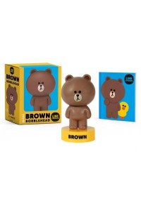 LINE FRIENDS Mini BROWN Bobblehead - RP Minis