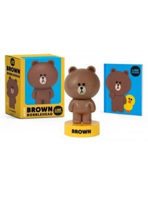 LINE FRIENDS Mini BROWN Bobblehead - RP Minis