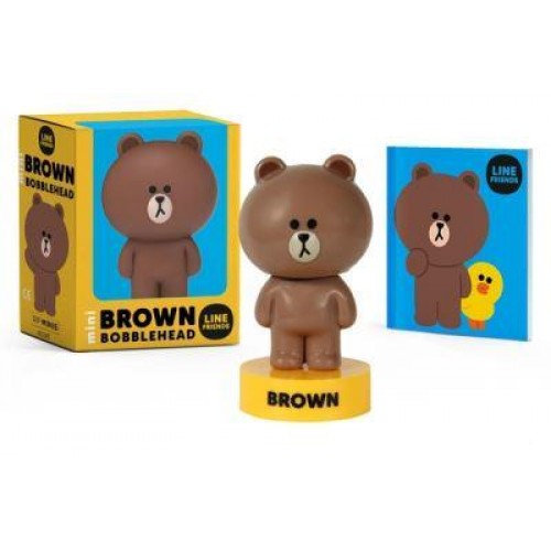 LINE FRIENDS Mini BROWN Bobblehead - RP Minis