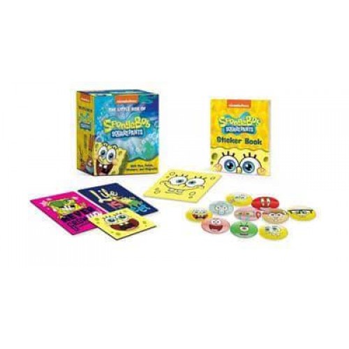 The Little Box of SpongeBob SquarePants With Pins, Patch, Stickers, and Magnets! - RP Minis