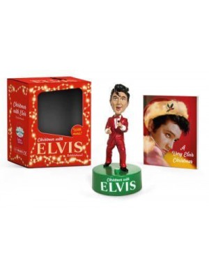 Christmas With Elvis Bobblehead With Music! - RP Minis
