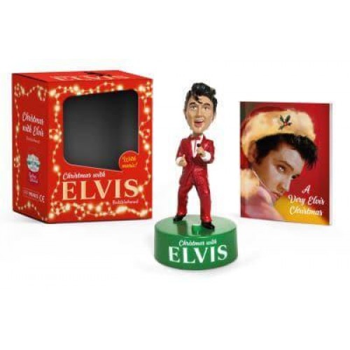 Christmas With Elvis Bobblehead With Music! - RP Minis