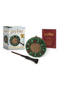 Harry Potter: Hogwarts Christmas Wreath and Wand Set Lights Up! - RP Minis