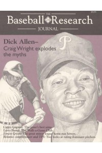 The Baseball Research Journal (BRJ), Volume 24