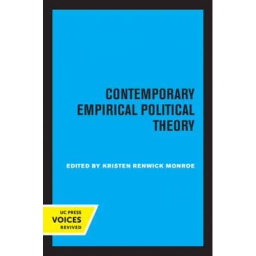 Contemporary Empirical Political Theory