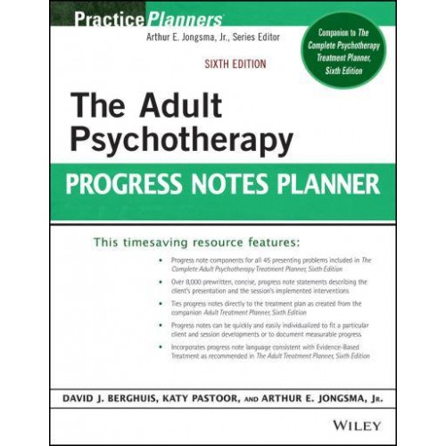 The Adult Psychotherapy Progress Notes Planner - Practice Planners