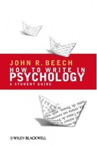 How to Write in Psychology A Student Guide