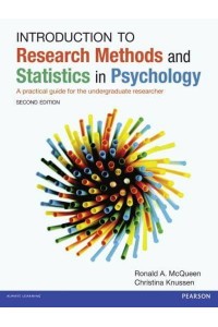 Introduction to Research Methods and Statistics in Psychology A Practical Guide for the Undergraduate Researcher