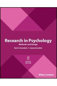 Research in Psychology Methods and Design