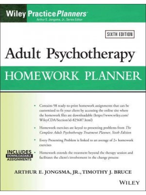 Adult Psychotherapy Homework Planner - PracticePlanners