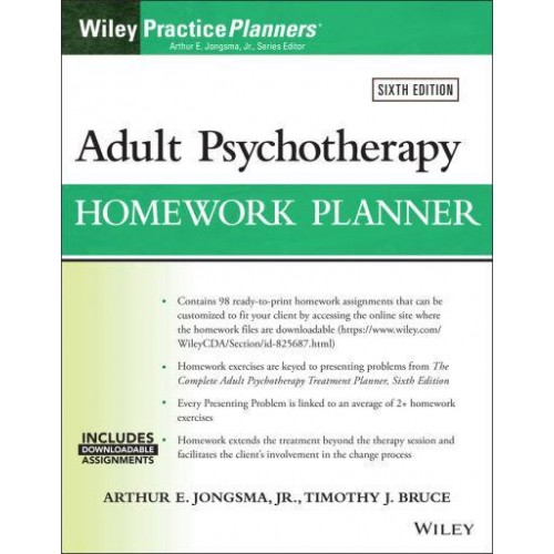 Adult Psychotherapy Homework Planner - PracticePlanners