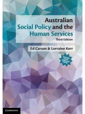 Australian Social Policy and the Human Services