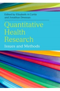 Quantitative Health Research Issues and Methods