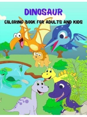 Dinosaur Coloring Book For Adults And Kids