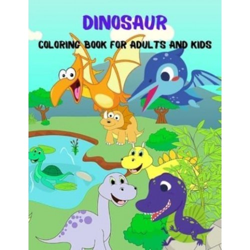 Dinosaur Coloring Book For Adults And Kids