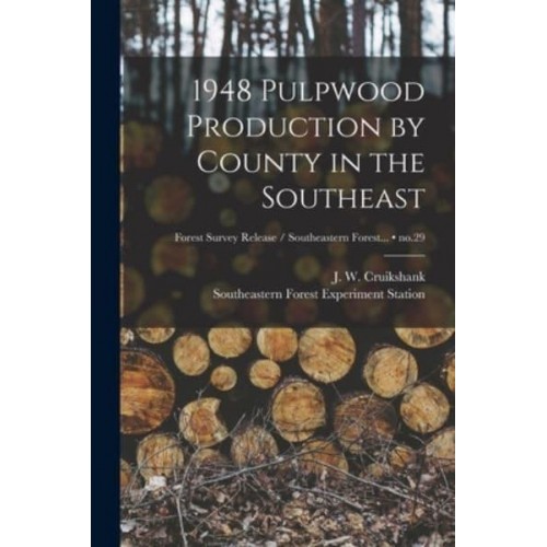 1948 Pulpwood Production by County in the Southeast; No.29