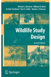 Wildlife Study Design - Springer Series on Environmental Management