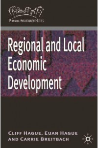 Regional and Local Economic Development - Planning, Environment, Cities