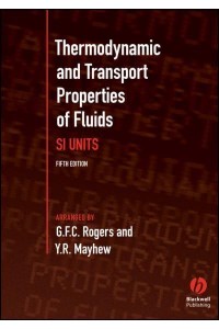 Thermodynamic and Transport Properties of Fluids SI Units