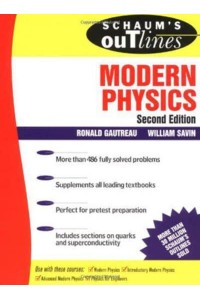 Schaum's Outline of Theory and Problems of Modern Physics - Schaum's Outline Series
