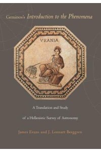 Geminos's Introduction to the Phenomena A Translation and Study of a Hellenistic Survey of Astronomy