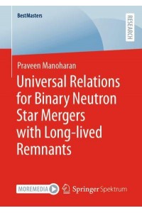 Universal Relations for Binary Neutron Star Mergers with Long-lived Remnants - BestMasters