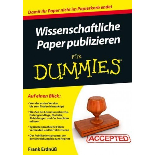 Wissenschaftliche Paper Publizieren Für Dummies - Für Dummies