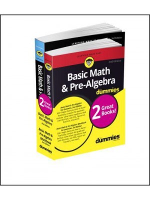 Basic Math & Pre-Algebra For Dummies Book + Workbook Bundle