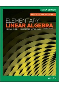 Elementary Linear Algebra. Applications Version
