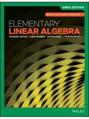 Elementary Linear Algebra. Applications Version