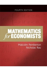 Mathematics for Economists An Introductory Textbook