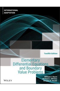 Elementary Differential Equations and Boundary Value Problems