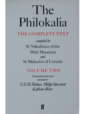The Philokalia Vol Two The Complete Text