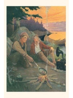 Vintage Journal Camping With Victrola