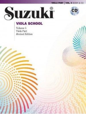 Suzuki Viola School, Vol 5 Viola Part, Book & CD - Suzuki Viola School
