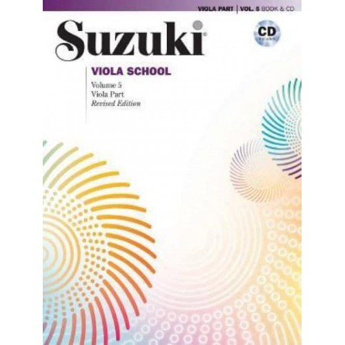 Suzuki Viola School, Vol 5 Viola Part, Book & CD - Suzuki Viola School