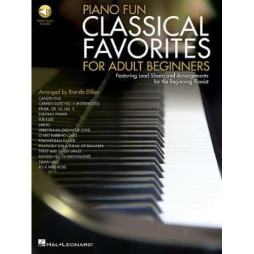 DILLON BRENDA PIANO FUN CLASSICAL FAVORITES ADULT BEGINNERS PF BK