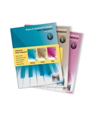 3-Book Music Working Kit for Piano & Keyboard - Music Working Kit