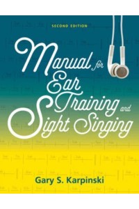 Manual for Ear Training and Sight Singing