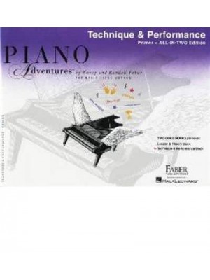 Piano Adventures All in Two Primer Technique & Performance Angl Pf Bk