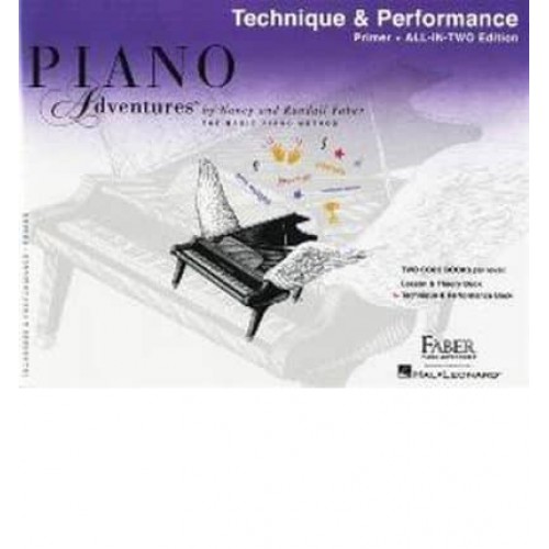 Piano Adventures All in Two Primer Technique & Performance Angl Pf Bk